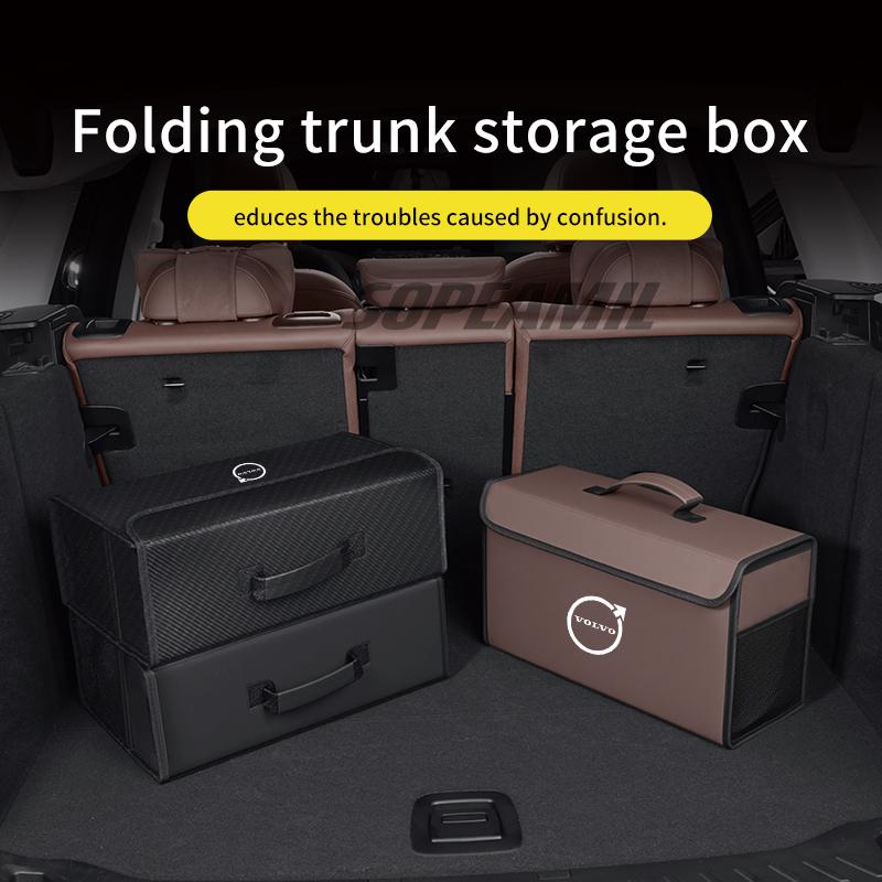 Car Trunk Storage Box Foldable Stowing Tidying Bag For Volvo XC90 XC70 XC60 XC40 S90 S80 S60 S40 V90 V70 V60 V50 V40 C70 C40 C30