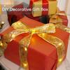 Christmas Tree Decoration Ribbon String Light Mesh Tulle Roll Fabric Pendant Merry Christmas Decor Home Xmas Gifts DIY New Year