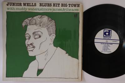 LP Record JUNIOR WELLS - Blues Hit Big Town DL640 Delmark Records 1977 US Blues Used