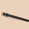 Golden Small Square Buckle, Versatile, High-end, Simple, Trendy, Fashionable, Personalized, and the Thin Waistband Is Also Very