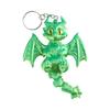 Unique 3D Printed Western Dragon Toy Keychain With Movable Joints For Play And Display Keyring Accessories