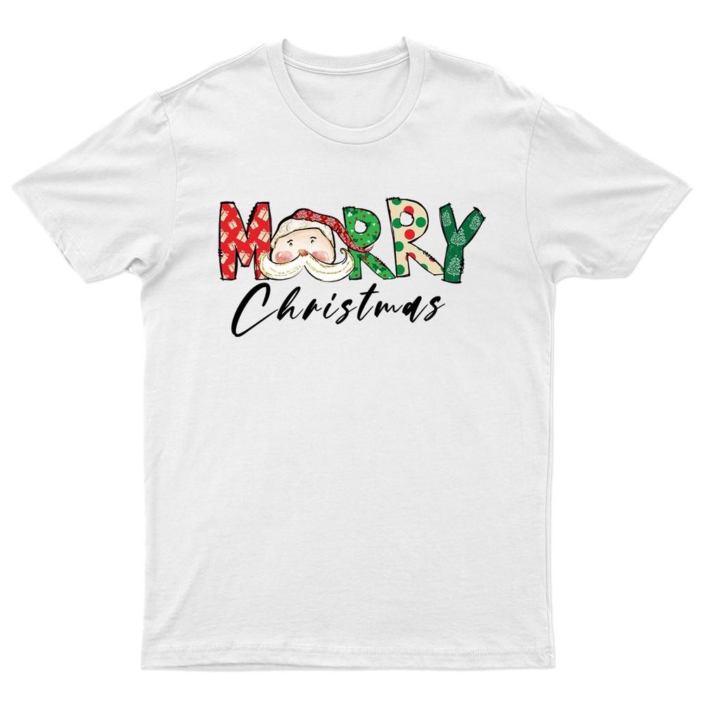 Merry Christmas Santa Claus TShirt Unisex Gift Retro Funny Unisexs Vintage