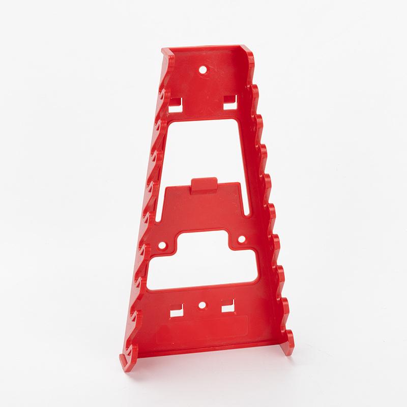 

2pcs Tray Sockets Storage Tools Rack Sorter Standard Spanner Holders Wrench Holder Red Wrench Organizer Plastic Wrench Organizer