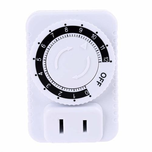 Upgraded 12-Hour Plug-in Mechanical Timer for Kitchen Home Office Appliances