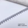 20Yards 1.3cm Wide Embroidered Lace Trim Purl Garment Trim  Children's Clothing Accessories