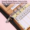 PU Leather Portfolio Binder Cover A6 Work Record Book Memo Book File Folder  Document Storage