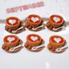 10PCS New Resin Cute Cartoon Coffee Series Flat Back Cabochon Home Decor DIY Scrapbook Crafts Jewelry Accessories