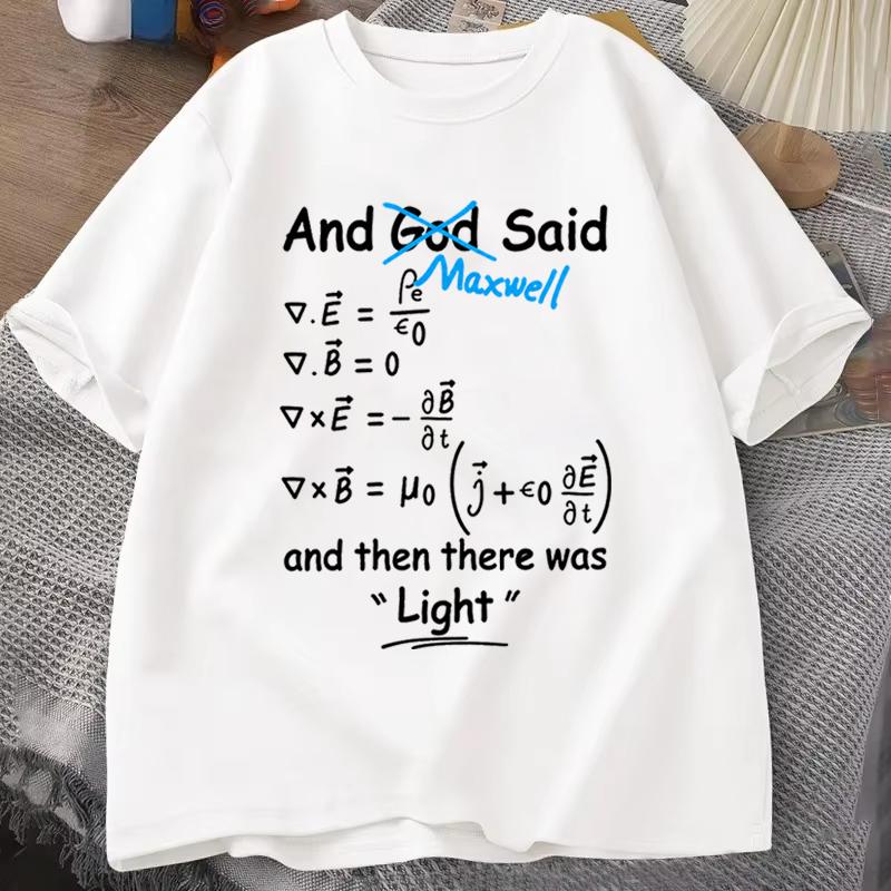 Funny Math Clock Print T Shirts Top Birthday Gifts Oneck T Shirt for Unisex Short Sleeve Tshirt Male Tops Humorous Math TShirts