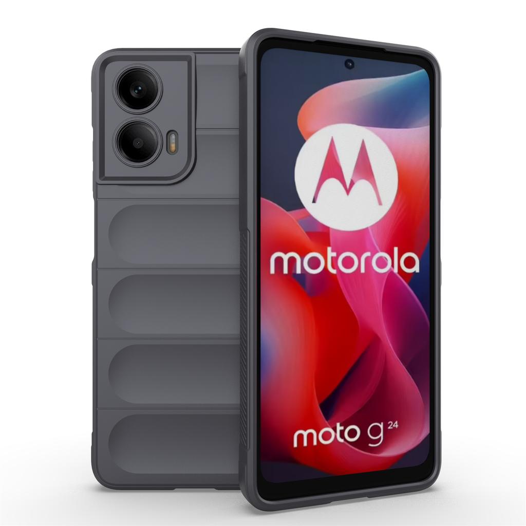 For Motorola Moto G24 4G/E14 4G Case Anti-Drop Soft TPU Rugged Phone Back Cover