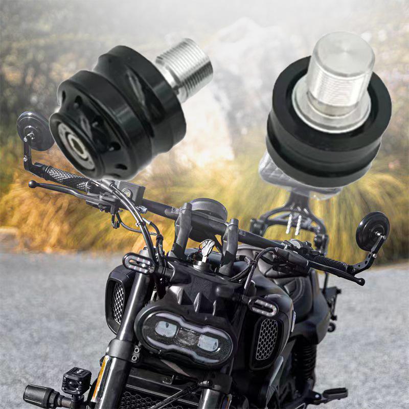 Benelli Chase/Sai 600/350/250 Retro Handlebar End Weights with Mirrors