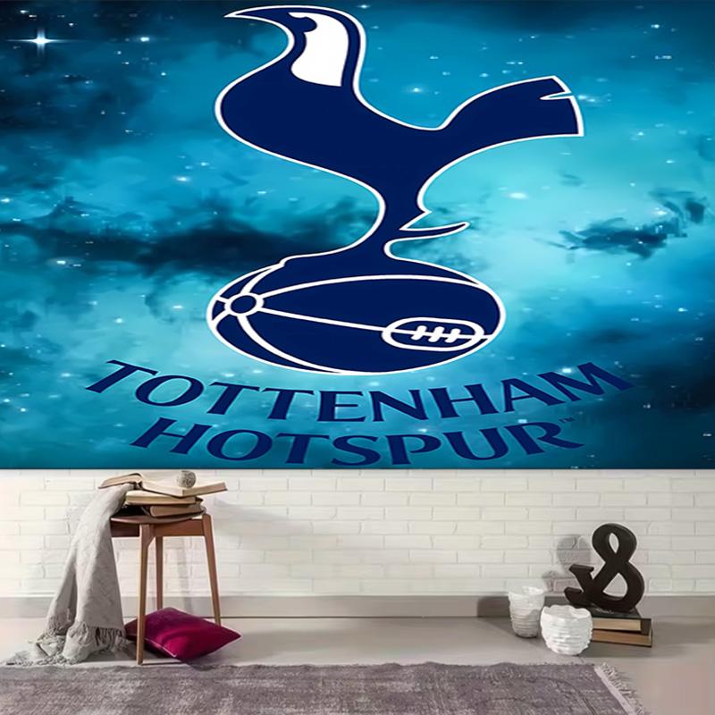 1 pièce Tapisserie Tottenham Hotspur F, Salon, Chambre à coucher, Bureau, Décor de Fête, Cadeau Festif Idéal