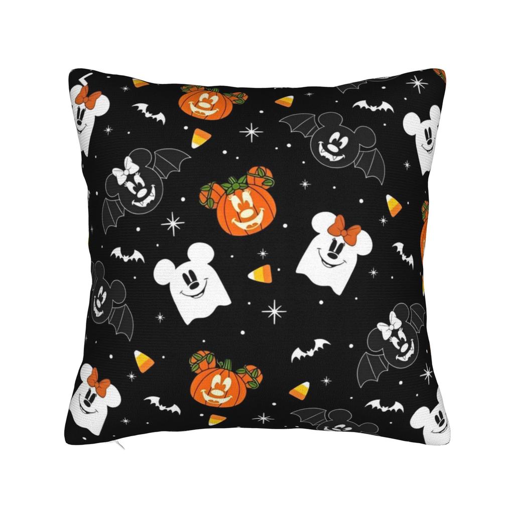 Cute Minnie Mouse Square Pillow Covers Polyester Home Famous Popular Cartoon Cushion Case Cool Decor Pillow Cover 45*45