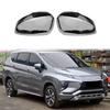 1 Pair Chrome Rearview Side Glass Mirror Cover Car Side Mirror Caps For Mitsubishi Xpander 2017 2018