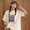 New Arrivals Open Run Women Bear PrinT Loose FiT T shirT