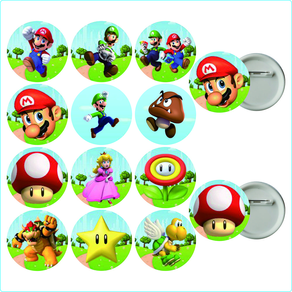Brother Mario Party Favors Gifts Stamps Slap Bracelet Stickers Christmas Stocking Fillers Birthday Souvenirs Decoration Supplies
