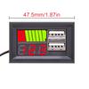 DC 12V Red Display Blue Display LED Digital Lead Acid Tester Voltmeter Mini Battery Tester Panel With Dual USB Outputs 5V2A For Car Motorcycles