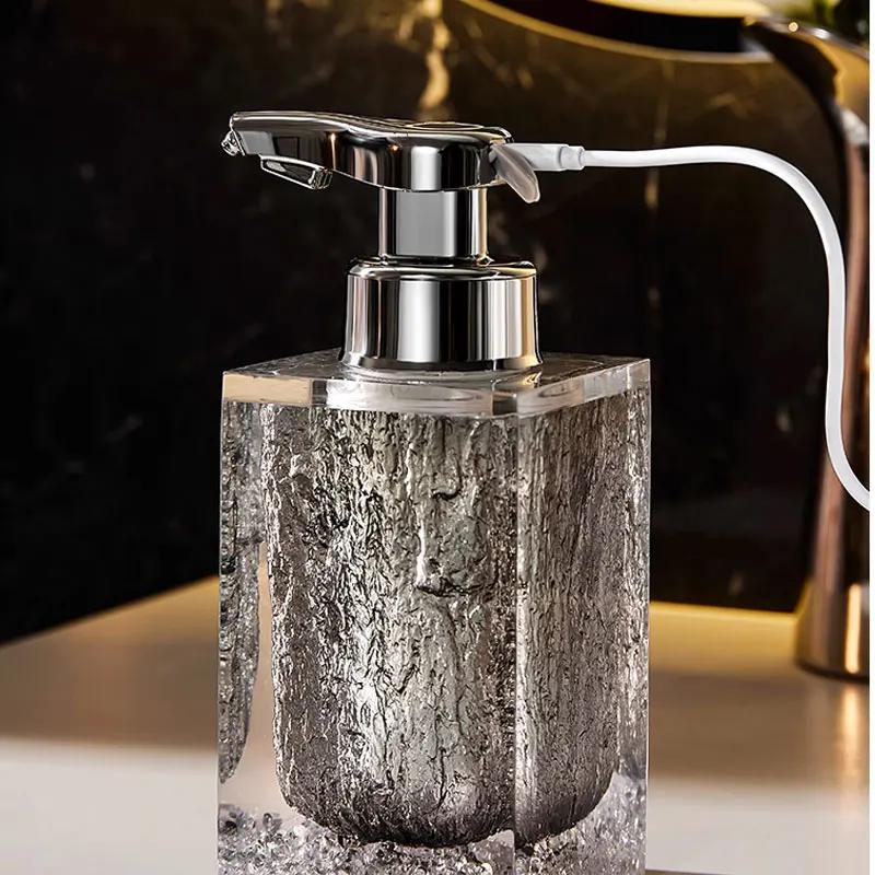 225ml Smart induction mobile phone washing household toilet electric foam rechargeable shampoo bath gel hand sanitizer bottle