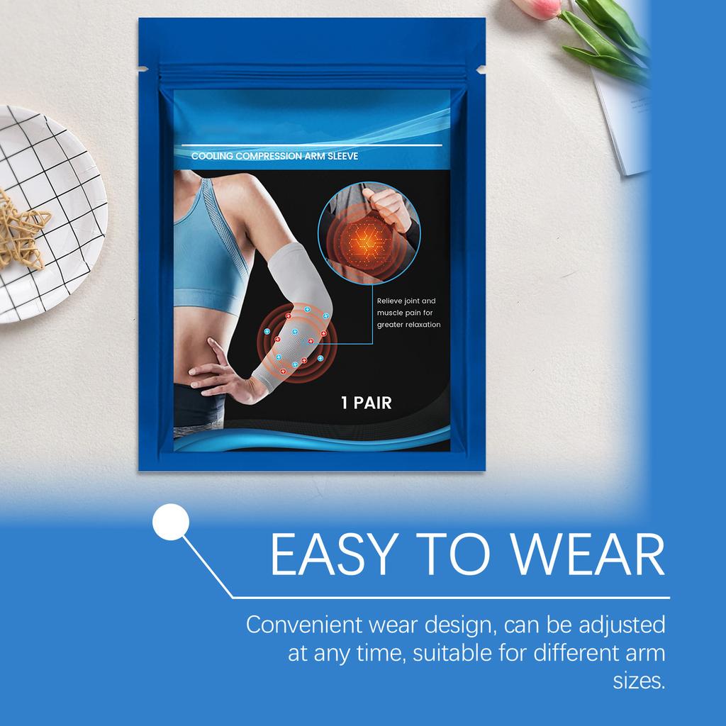 Compression Arm Sleeves Reduce Swelling, Relax The Body, Joint And Muscle Pain, And Improve Blood Circulation