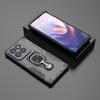 For Motorola Edge 60 Pro 5G Case Rotatable Ring Kickstand PC+TPU Shockproof Phone Cover