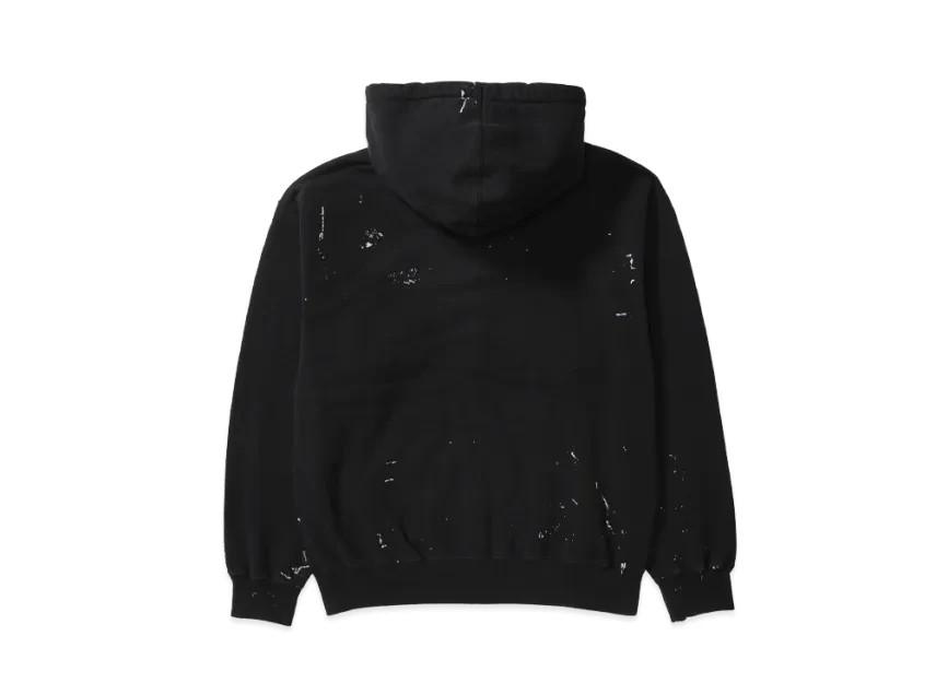 Supreme Felpa con cappuccio e zip logo box MM6 Maison Margiela "Nera"