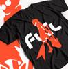 FLCL Mamimi Samejima Retro Manga Anime Unisex T-Shirt, Graues T-Shirt, Grafik-T-Shirt, Japanisches Cartoon-Shirt, Vintage Anime Top
