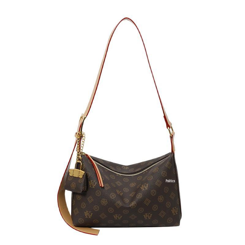 2025 Vintage Crescent Shoulder & Crossbody Bag - High-End Women's Fashion Handbag