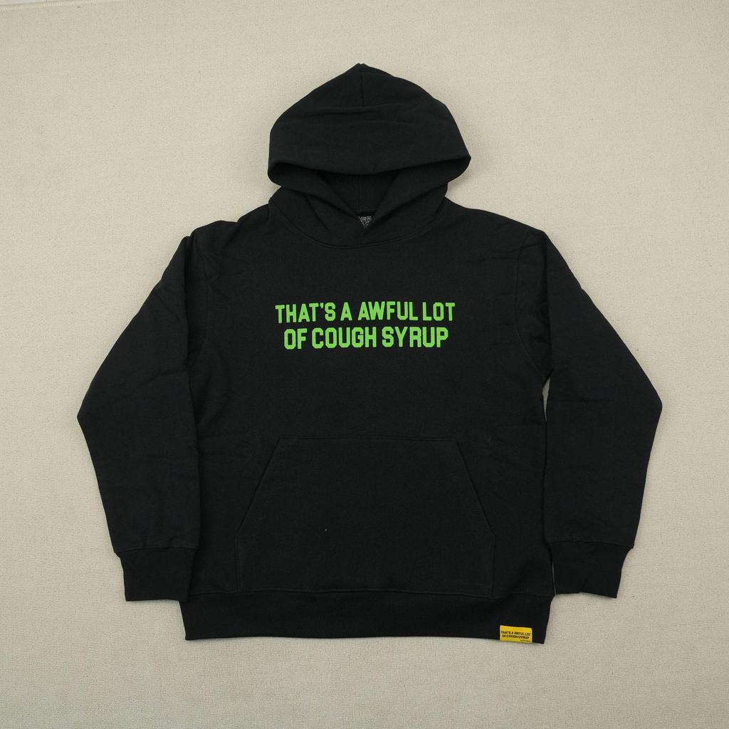 "That's an Awful Lot of Cough Syrup" Anime Print Hoodie for Men - Trendy Brand Original Label.