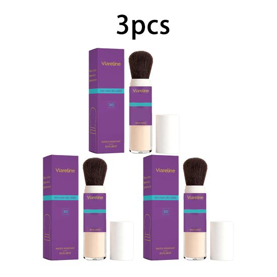 Viareline children's protective Loose Powder is gentle and skin-friendly, outdoor physical shade keeps the skin dry 1pc