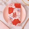 6PCS/SET Traditional Red Envelope Lucky Red Magpie Pattern Lucky Red Bag Color Printing Thickened Red Packet Wedding Supplies