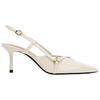 Zara Elegant Temperament Stiletto High Heels 8Cm Women High Heels White 13529510850