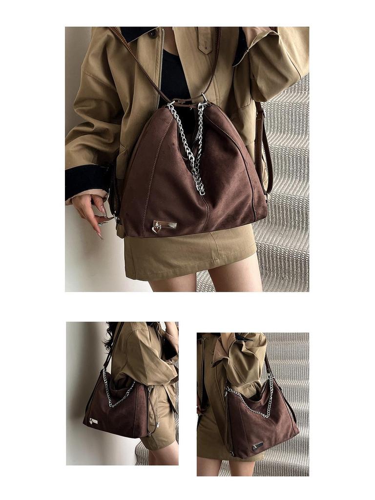 2025 Trendy Women's Large-Capacity Fashionable Tote: Commute & Crossbody Bag