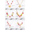 Handmade Glass Fruit Pendant Necklace Offering A Touch of Artistics and Nature Inspire Elegant for Any Outfits