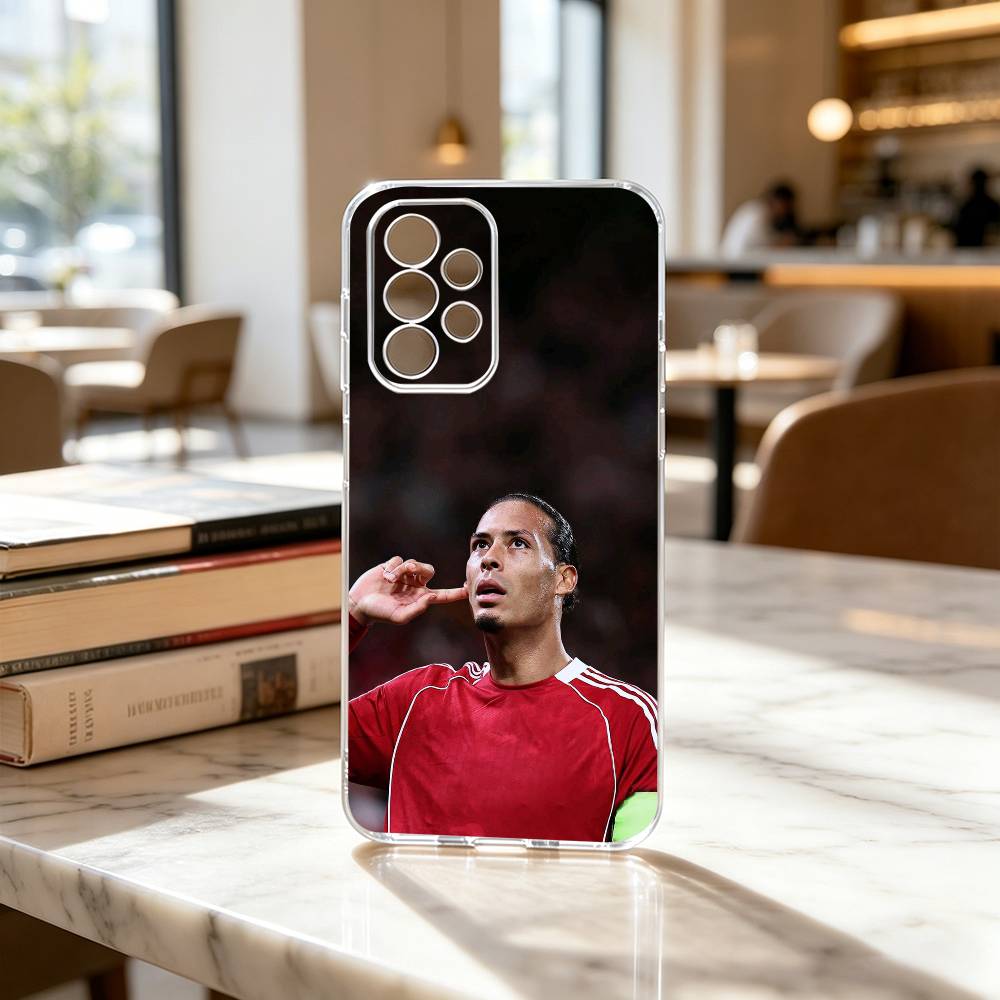 V-Virgil van D-Dijk FOOTBALL 4  Phone Case For Samsung S25,S24,S21,S22,S23,S30,Ultra,S20,Plus,Fe Transparent Cover