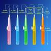 30/60Pcs Toothpick Dental Interdental Brush 0.6mm-1.5mm Cleaning Between Teeth Oral Care Orthodontic I Shape Tooth Floss