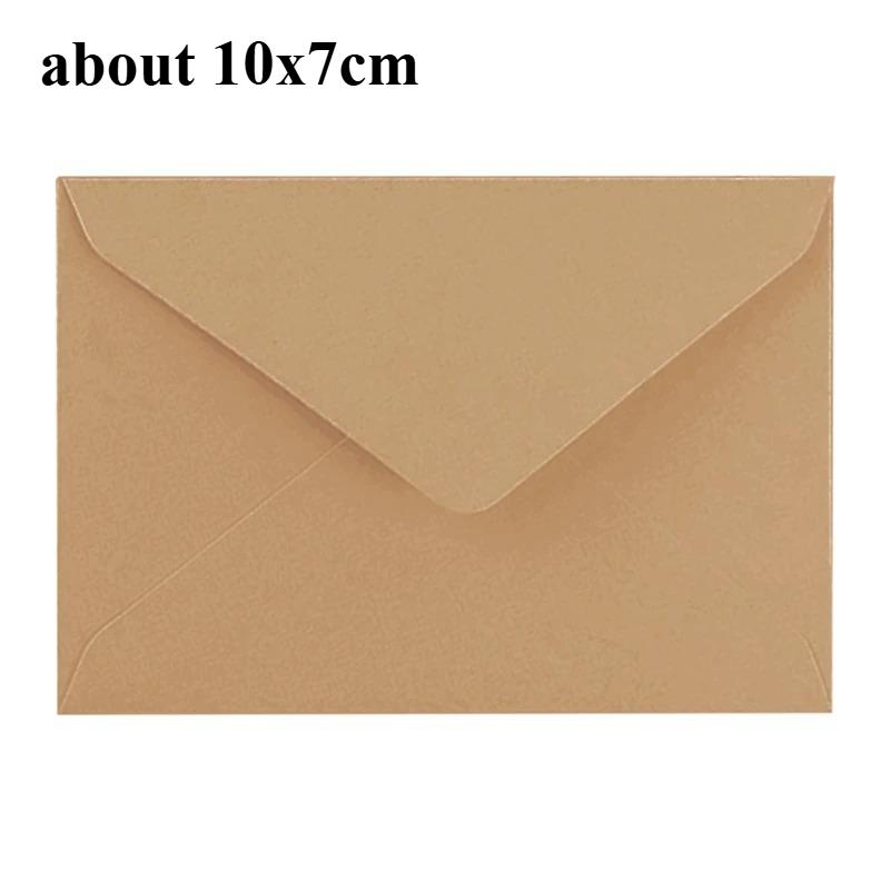 10/50Pcs Colorful Retro Blank Mini Paper Envelopes Wedding Party Invitation Greeting Cards Gift Envelope