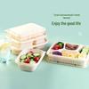Fang Cao Di Biodegradable 4-Compartment Takeaway Containers