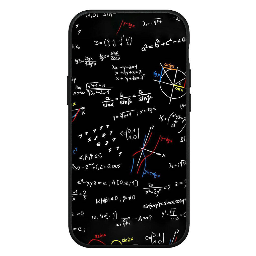 Cover for iPhone 17 16 15 Xiaomi Poco Redmi Note 14 13 12 11 Pro Max Samsung Galaxy S25 S24 S23 OPPO Huawei Chemical Maths Equation Formula Phone Case