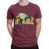 Animated Invincible Comic Superhero Men's T Shirt Vintage Tees Short Sleeve Crew Neck T-Shirts Cotton Plus Size Clothing
