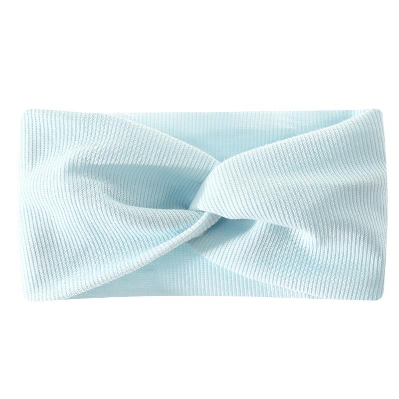 Korsad Yoga Huvudband Dam Ren Färg Håraccessoarer Elastisk Bomullstråd Hårband Bred Kant Trendiga Håraccessoarer