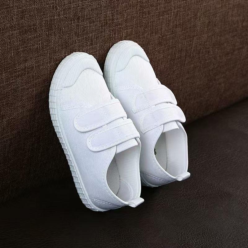 Children's indoor shoes, classmates, students, white sports espadrilles, kindergarten white shoes, co-ed performance shoes