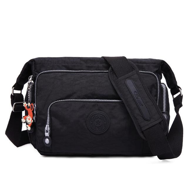Alta Calidad A4 Hombres Mujeres Bolso de Hombro Mensajero Bandolera Gran Capacidad Bolso de Mano Cartera Impermeable Ligero Azul Púrpura Rojo