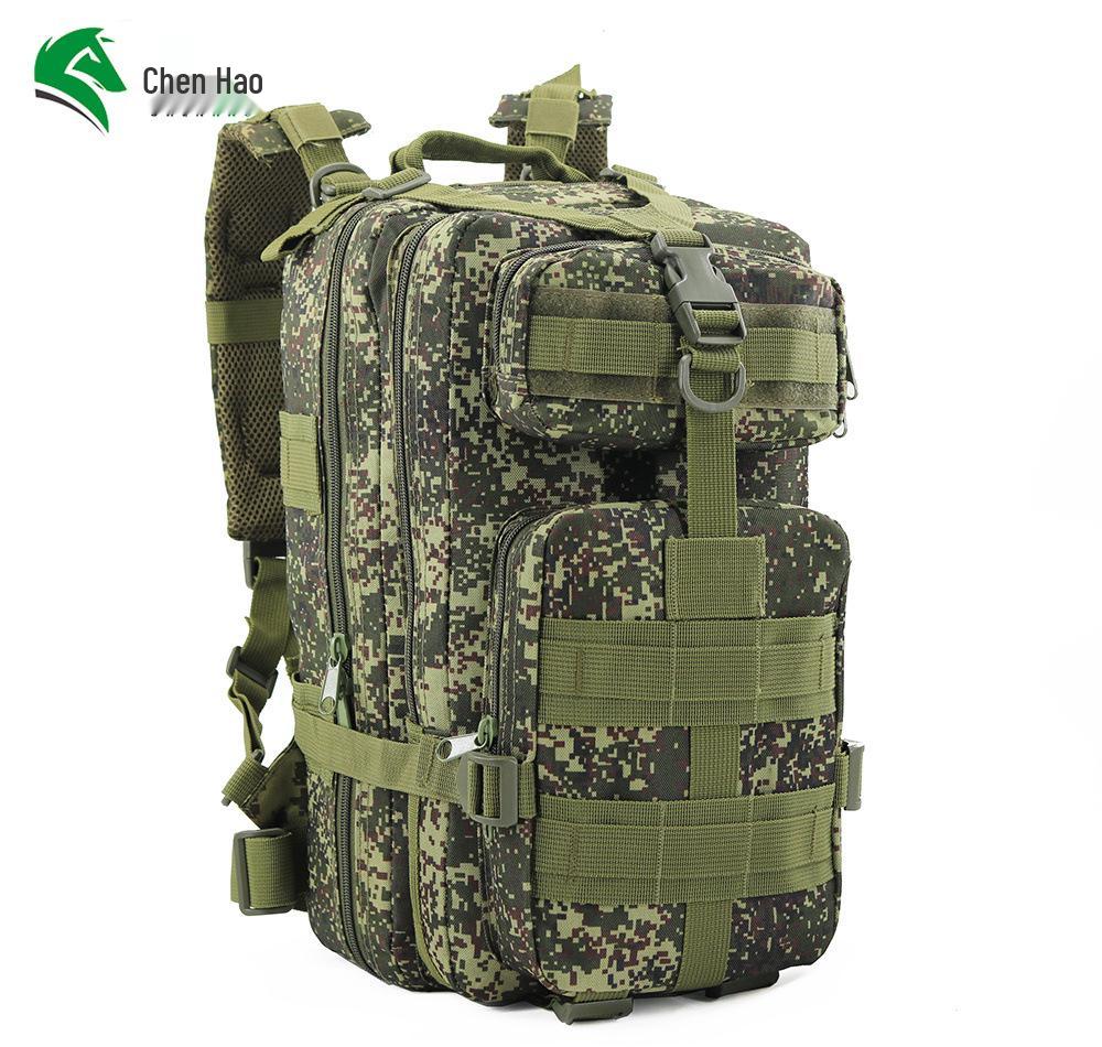 Tactical 3P Assault Backpack - Large Capacity Camo for Travel, Mountaineering, Hiking, Adventure & Camping with Load Reduction.