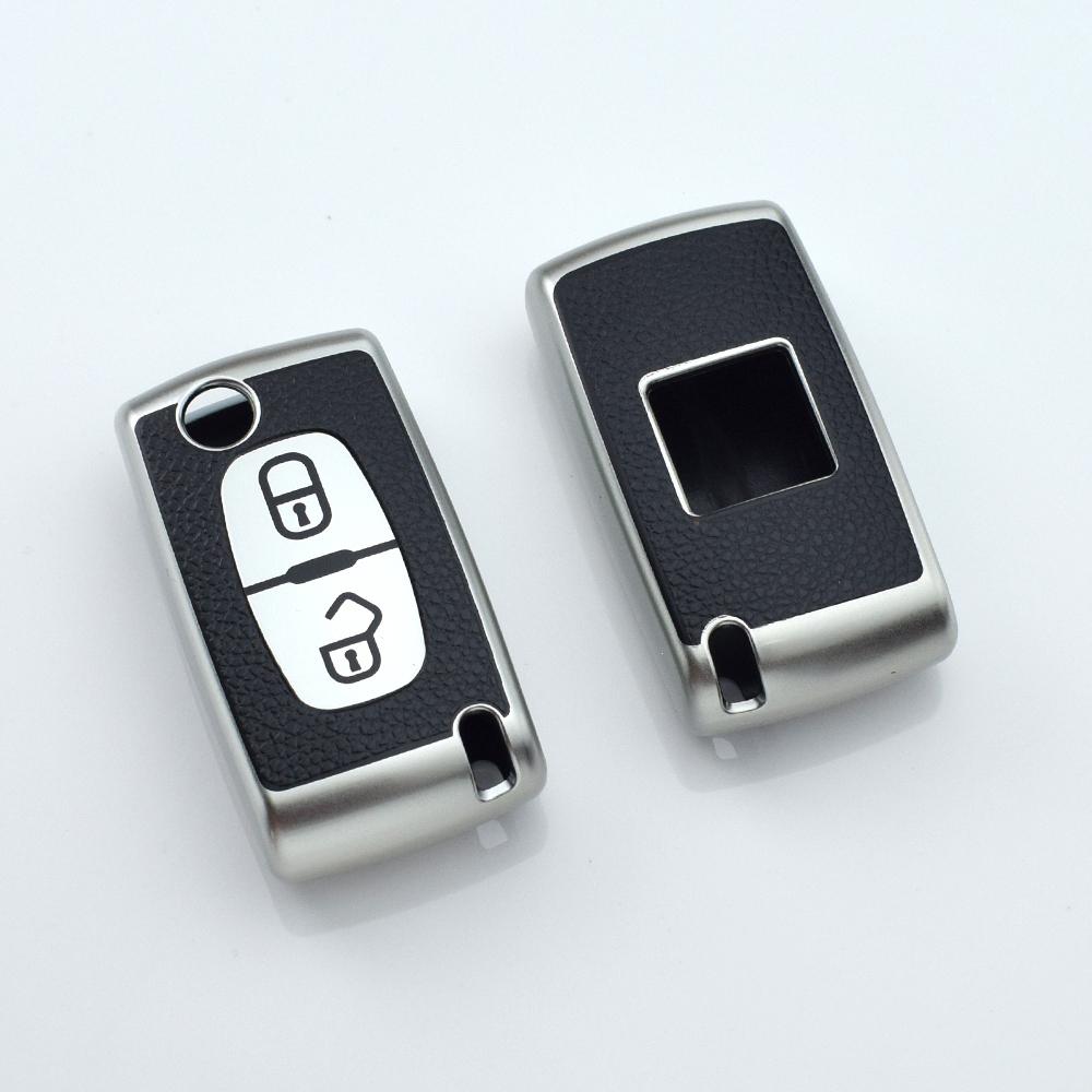 For Peugeot 308 207 307 3008 5008 Fob for Citroen C2 C3 C4 C8 Keys 2 Buttons TPU Car Key Case Cover Holder Shell Accessories