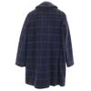 Marc by Marc Jacobs Check Pattern Wool Coat 4 Navy Women Used