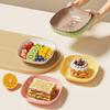Cartoon Bear Bone and Snack Plate for Dining Table