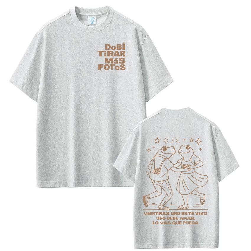 Rapper Bad Bunny Debi Tirar Mas Fotos Dtmf Merch Unisexs TShirt Unisexs Clothing Harajuku TShirt Casual Short Sleeve TShirts