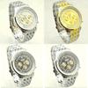 Men Business Quartz Watch With Stainless Steel Case And Rubber Strap For Formal And Casual Wear
