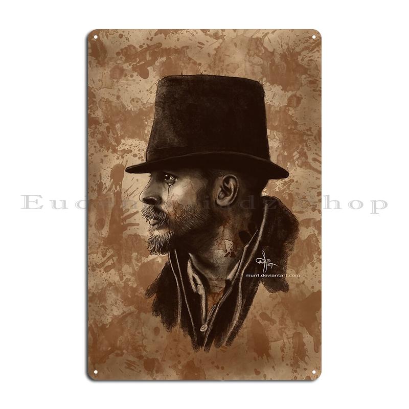 

Том Харди в роли Альфи Соломонса Металлические таблички Клуб Дом Пещера Паб Ретро Гараж Украшение Урок Альфи Металлические постеры 20x30cm