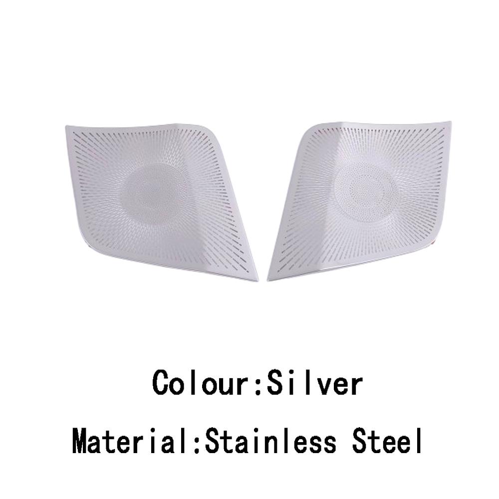 For Toyota Venza/Harrier    2024 Car Steel Dashboard Speaker Audio Frame Front Panel Sound Cover Sticker Accessories