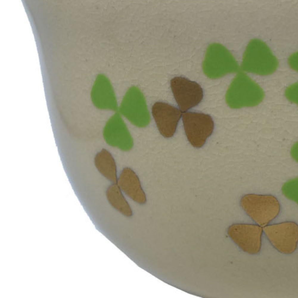 Okadaen Tea Ceremony Practice Set (Tea Bowl, Clover Chasen, Chasen Straightener, Tea Scoop, Matcha Canister)
